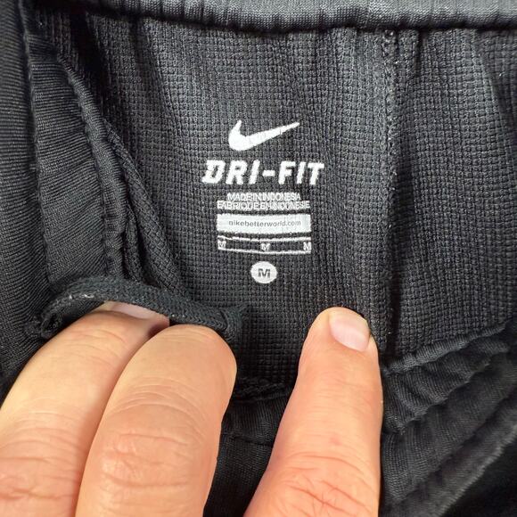 Nike Dri-Fit Tapered Leg Running Pants Men's Medium Black Stretch Activewear - Picture 6 of 8